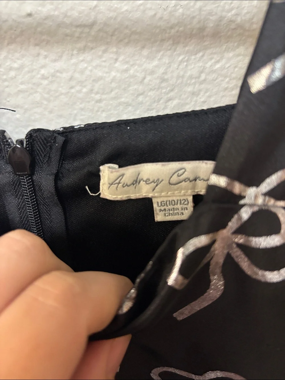 Audrey Camille Bubble Bow Dress